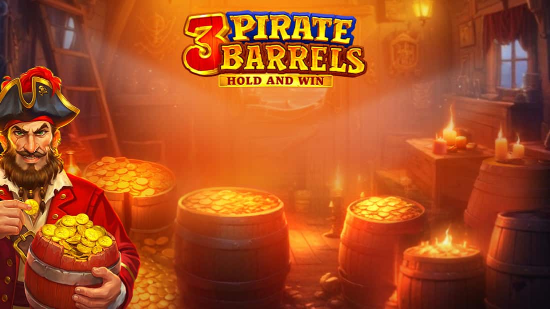 3 Pirate Barrels Hold and Win