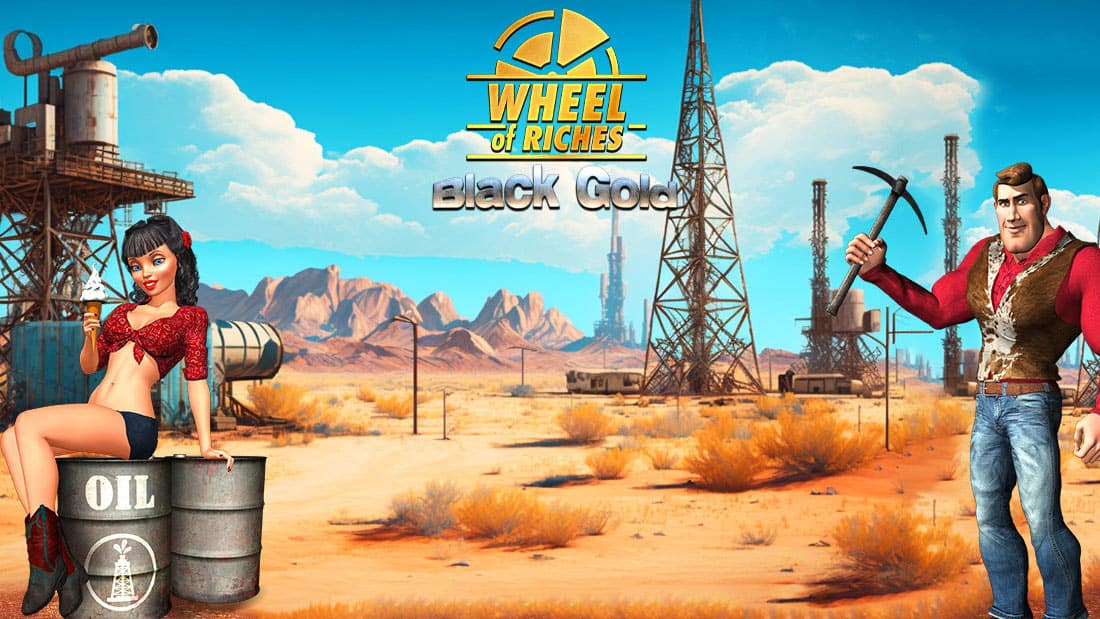 Black Gold Wheel of Riches