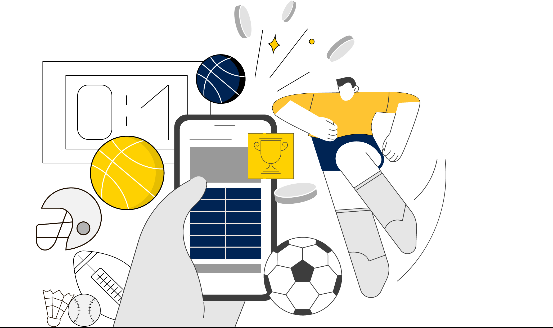 Scommesse sportive, calcio, tennis, esports