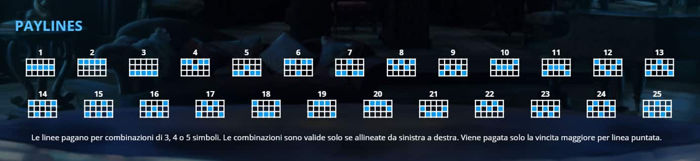 Gioco slot machine online Immortal Blood Linee Vincenti giri gratis