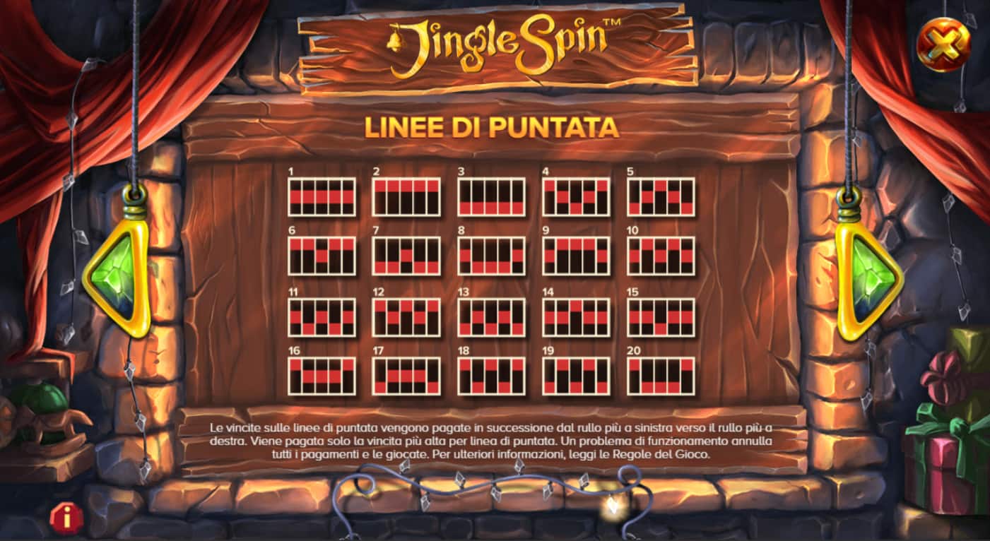 Gioco slot machine online Jingle-Spin Tabella Pagamenti giri gratis