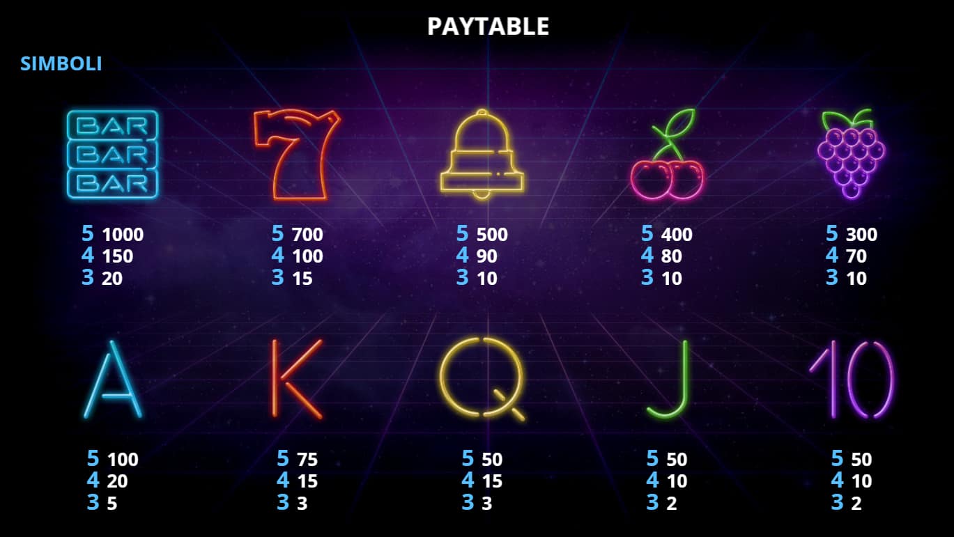 gioco slot machine online Neon Strike gioco bonus giri gratis