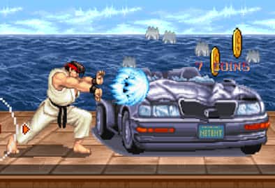 Street Fighter 2: Gioco Bonus Car Smash