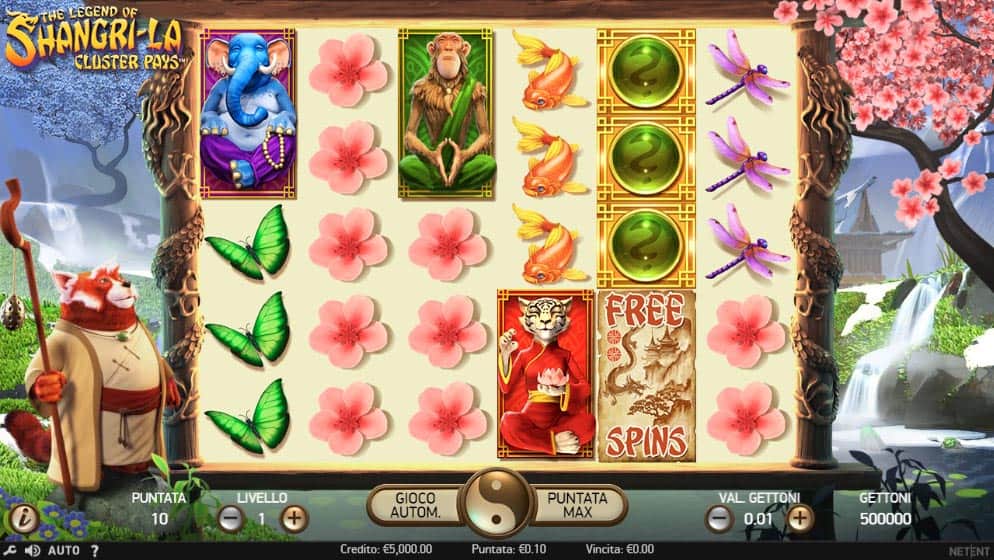 The Legend of Shangri-La Cluster Pays
