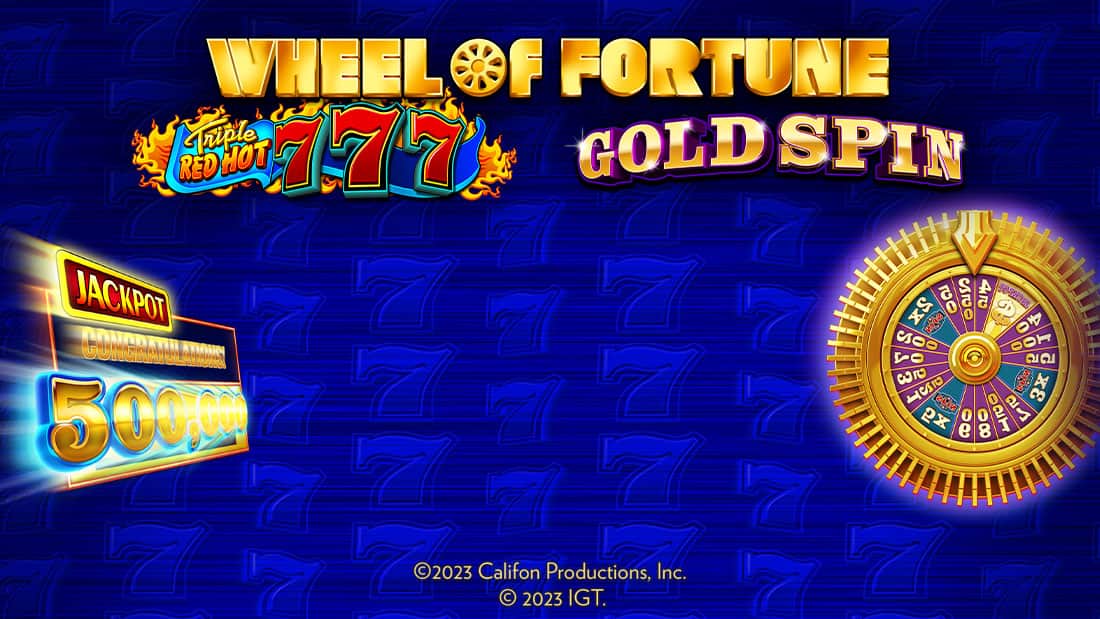 Wheel of Fortune Gold Spin Triple Red Hot 7s